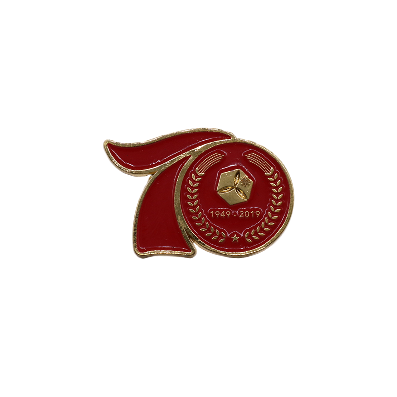 中国70周年徽章